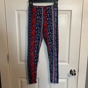 Rue 21 Pattern Leggings. Size Medium. Very Soft.✨